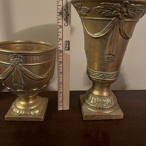 Elegant Gold Decorative Vases